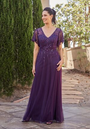 Jade Couture Mother of the Bride by Jasmine K258018 Purple Mother Of The Bride Dress