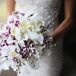 White and Purple Orchid Bouquet