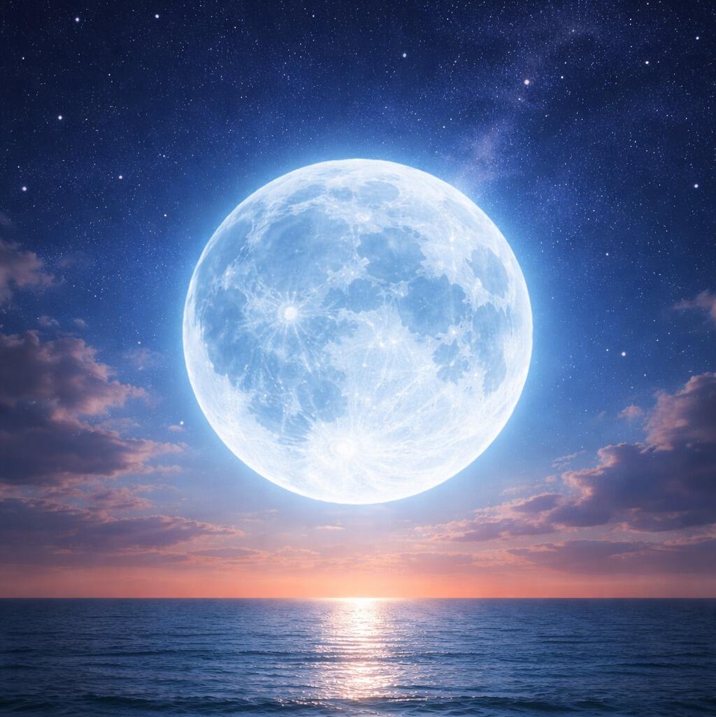 Picture of Under a Blue Moon - Bajo la Luna Azul