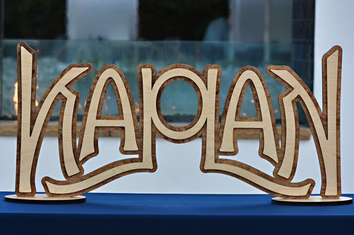 Wooden Last Name Sign