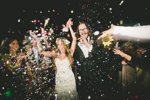 Confetti Toss Reception Exit