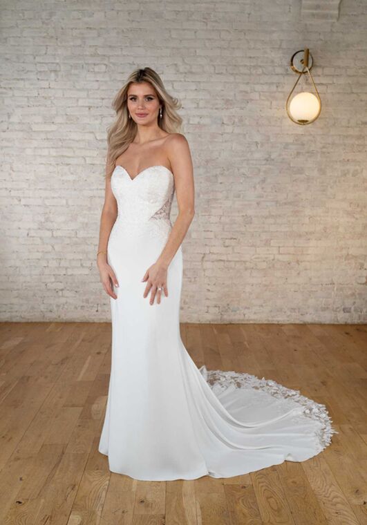 Stella York 7634 Column Wedding Dress - 7