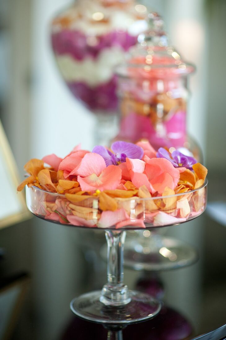 Colorful Flower Petal Decor