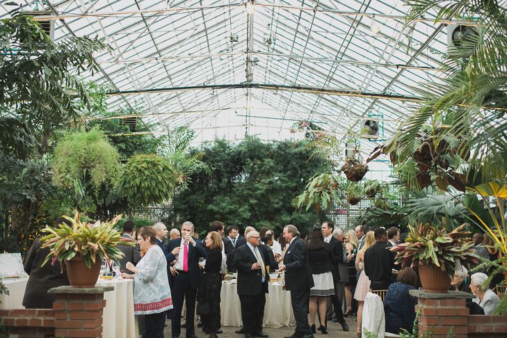 Cocktail Hour in a Philadelphia Greenhouse