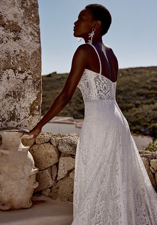 Lillian West 66358 A-Line Wedding Dress - 4