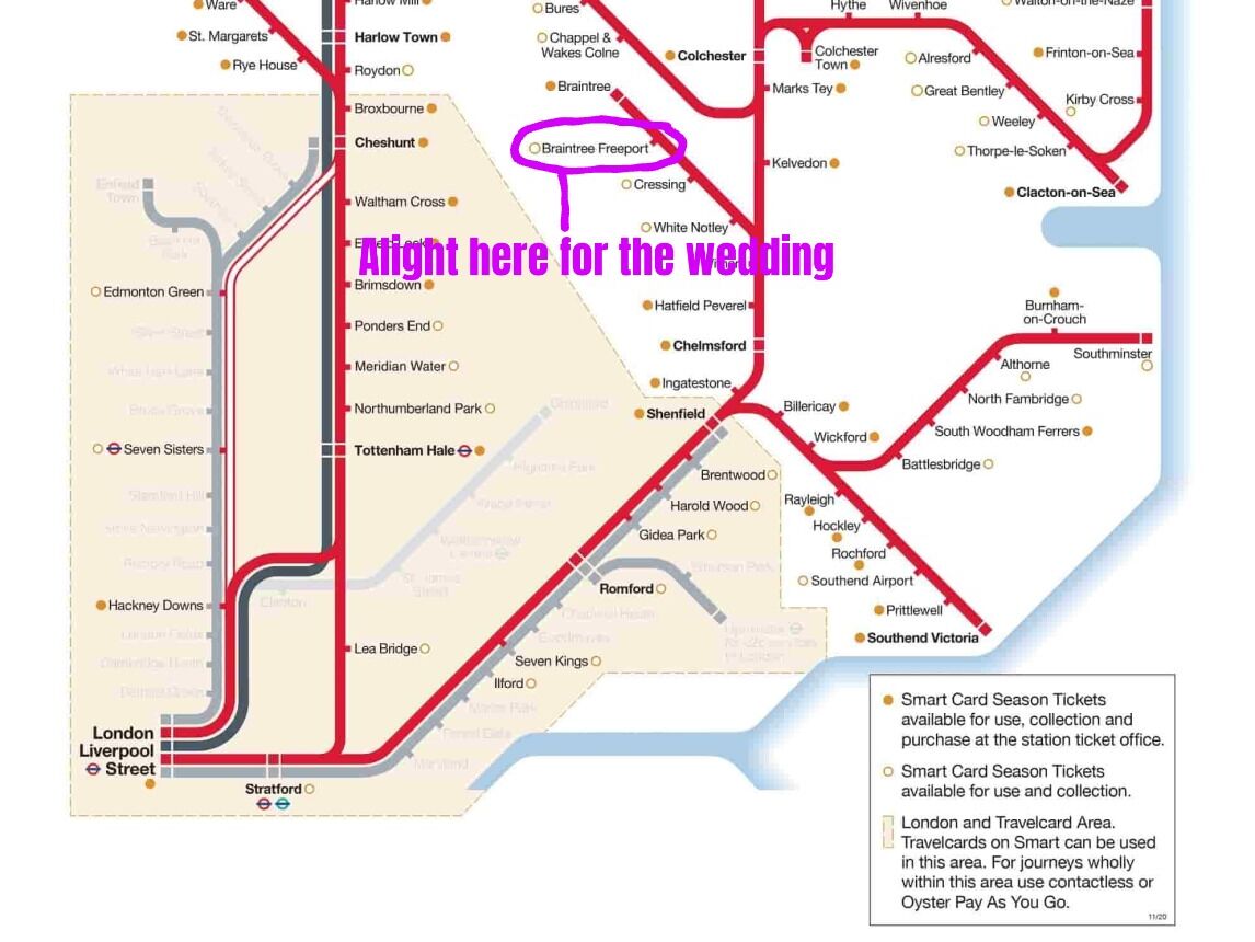 Picture of Public transport: nearest station, Braintree Freeport