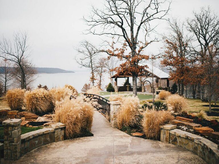Lake wedding venue in Sperry, Oklahoma.