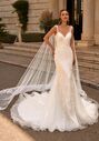Val Stefani Marla Mermaid and Trumpet Wedding Dress - thumbnail - 1