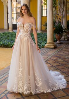 Blue by Enzoani Paula A-Line Wedding Dress