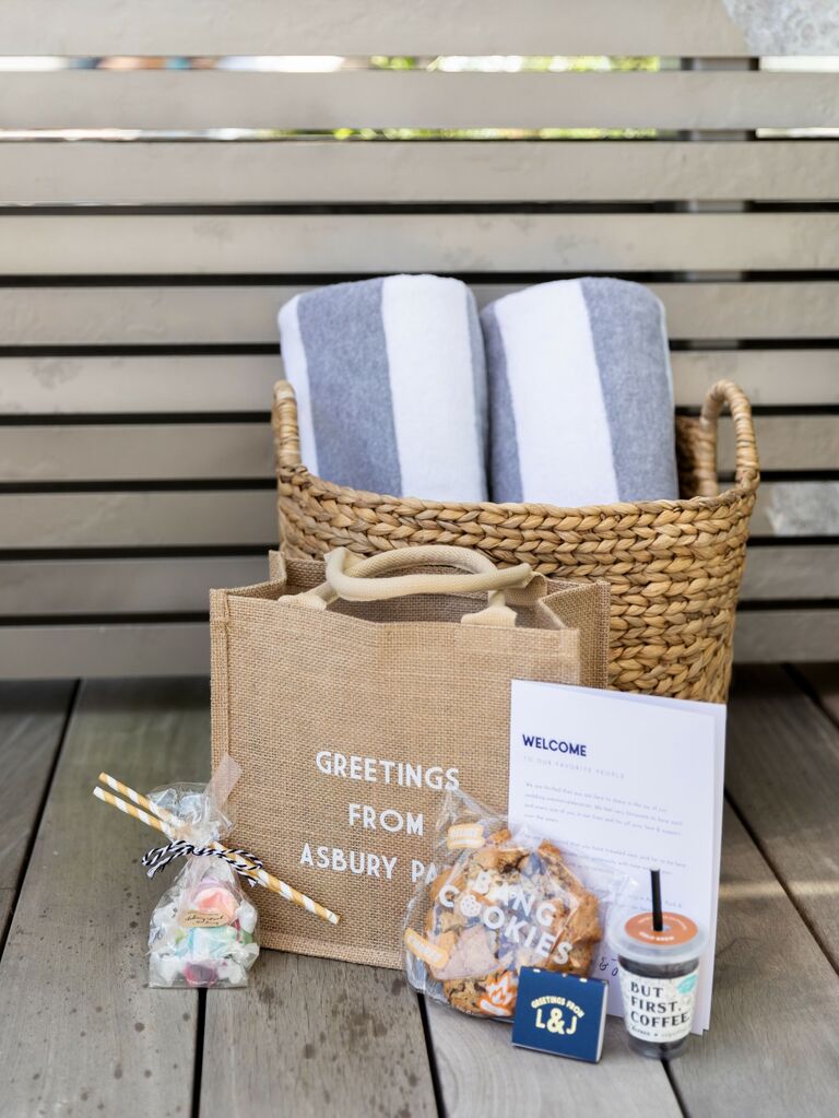 Blue Palm Destination Wedding Welcome Bag