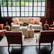 Modern Lounge Furniture, Brick Walls and Industrial Windows