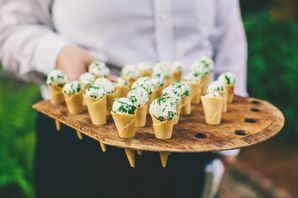 Ice Cream Cone-Inspired Cocktail Hour Food