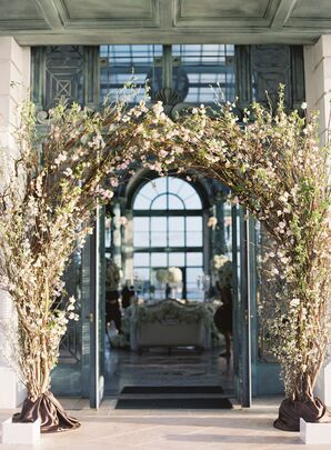 Flowering Branch Arch at Entrance
