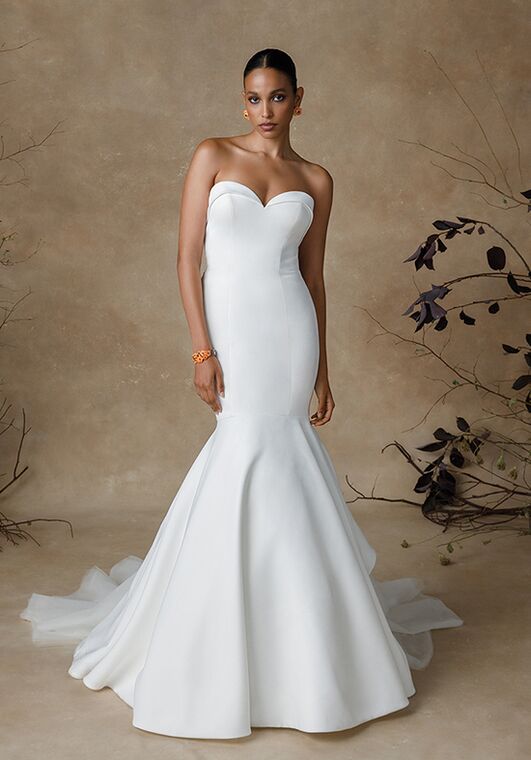 Justin Alexander Glynn Mermaid Wedding Dress - 4