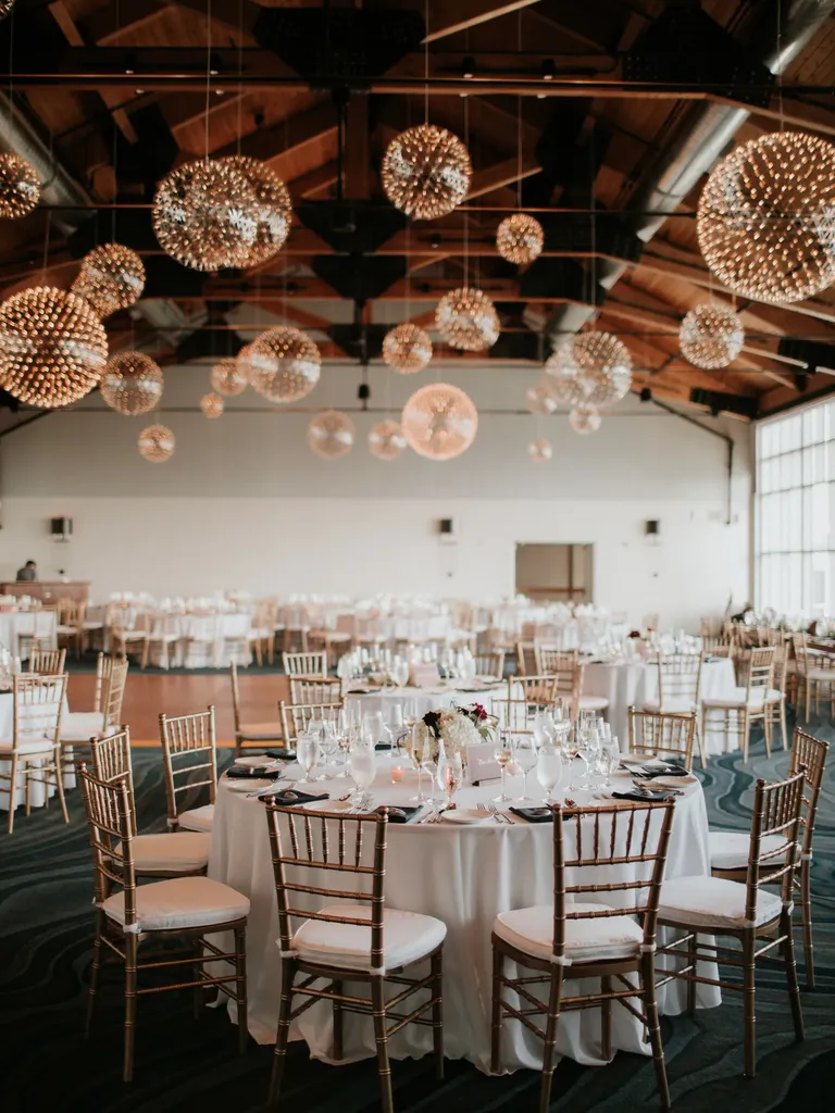 Illuminated Globes wedding lighting idea