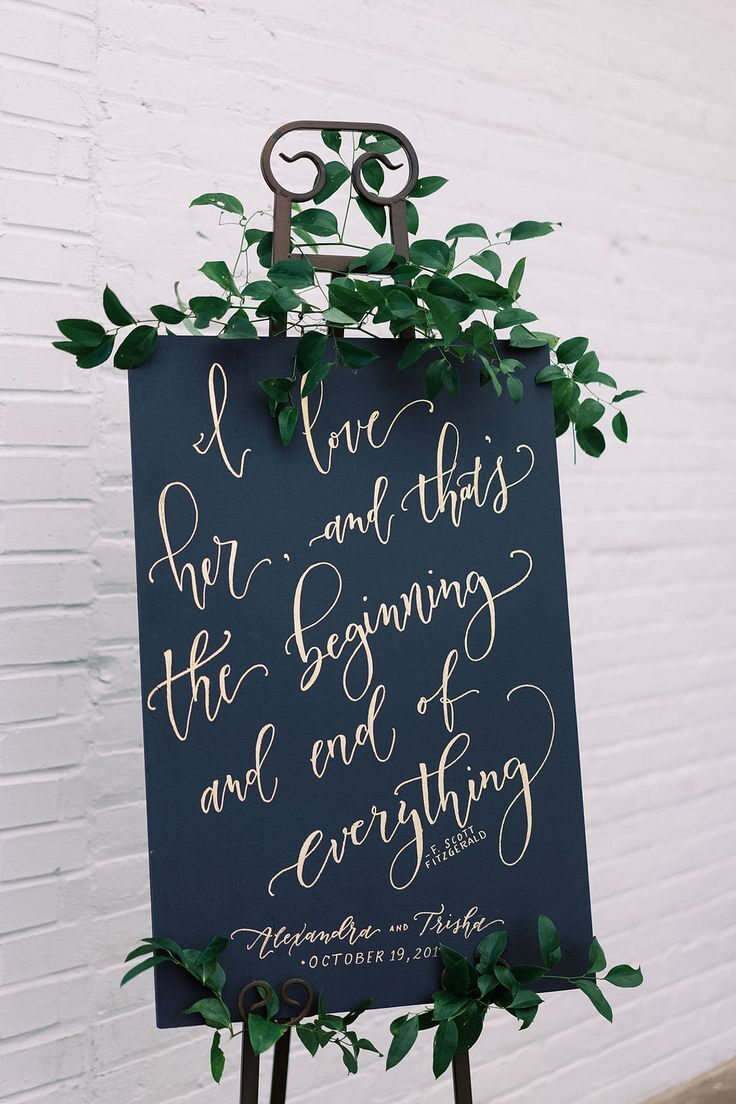 Wedding signs // Custom quote // Gold and Navy // custom wedding quotes