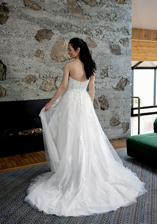 Adore by Justin Alexander Chessa A-Line Wedding Dress - 4