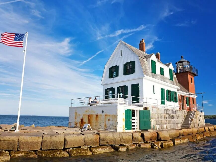 Picture of Rockland Breakwater Lighthouse